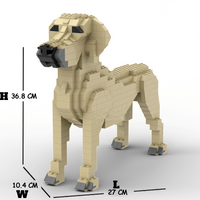 Rhodesian Ridgeback Building Kit Interlocking Blocks Pet Building Kit
