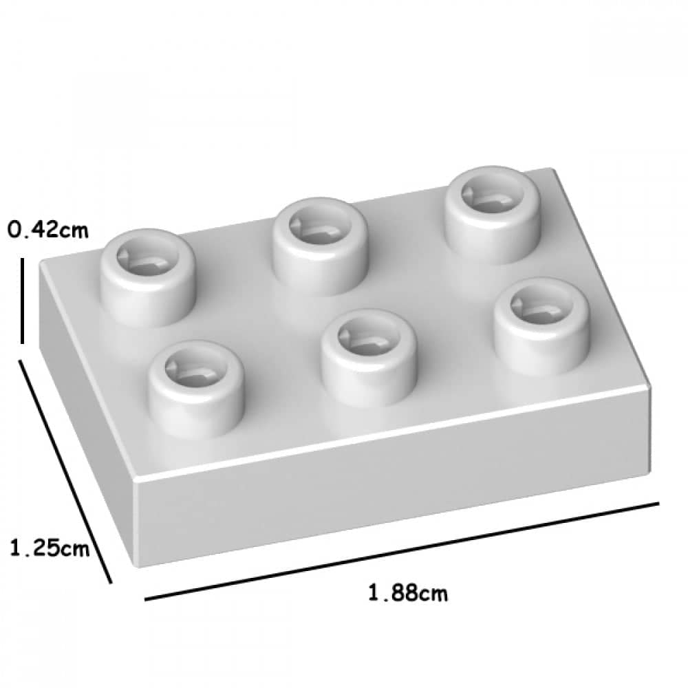 (SMALL) Colered Individual Bricks 2x2 Building Kit Interlocking Blocks Pet Building Kit