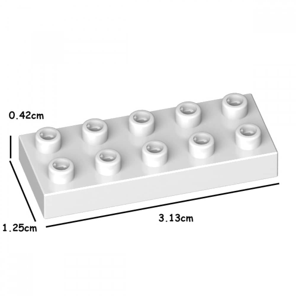 (SMALL) Colered Individual Bricks 2x2 Building Kit Interlocking Blocks Pet Building Kit