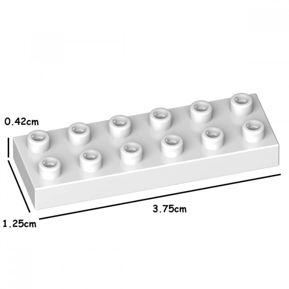 (SMALL) Colered Individual Bricks 2x2 Building Kit Interlocking Blocks Pet Building Kit