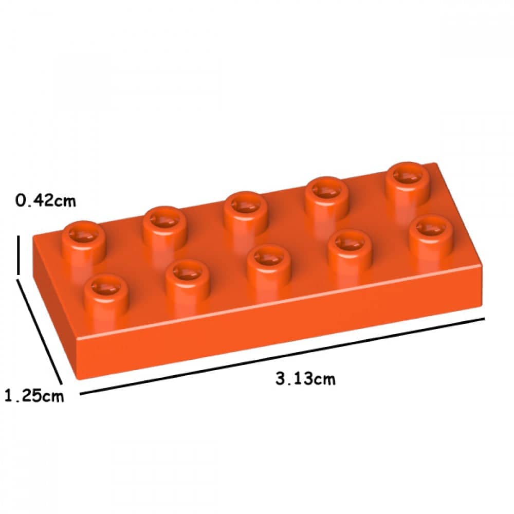 (SMALL) Colered Individual Bricks 2x2 Building Kit Interlocking Blocks Pet Building Kit