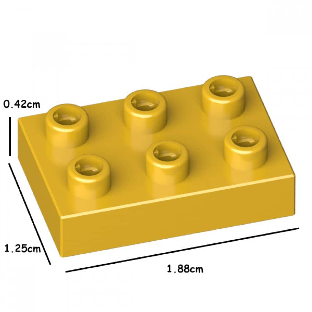 (SMALL) Colered Individual Bricks 2x2 Building Kit Interlocking Blocks Pet Building Kit