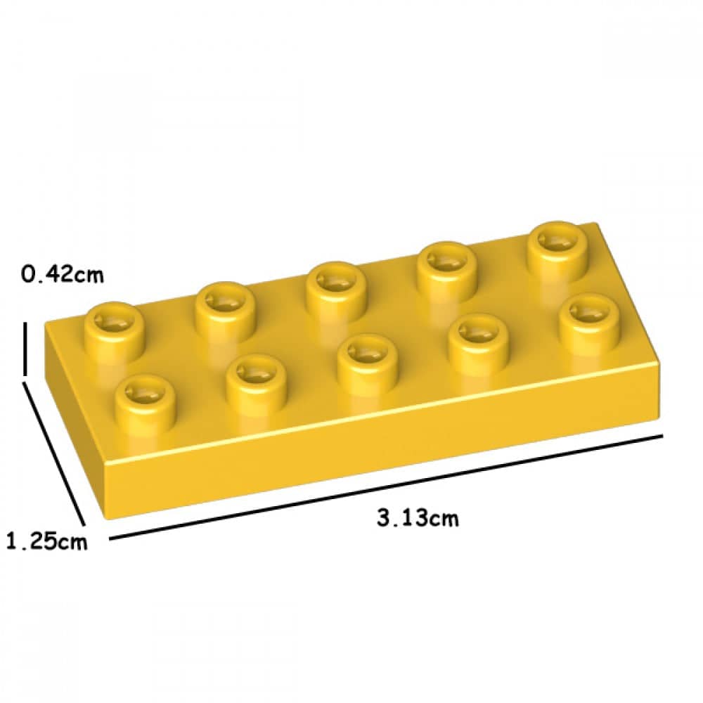 (SMALL) Colered Individual Bricks 2x2 Building Kit Interlocking Blocks Pet Building Kit