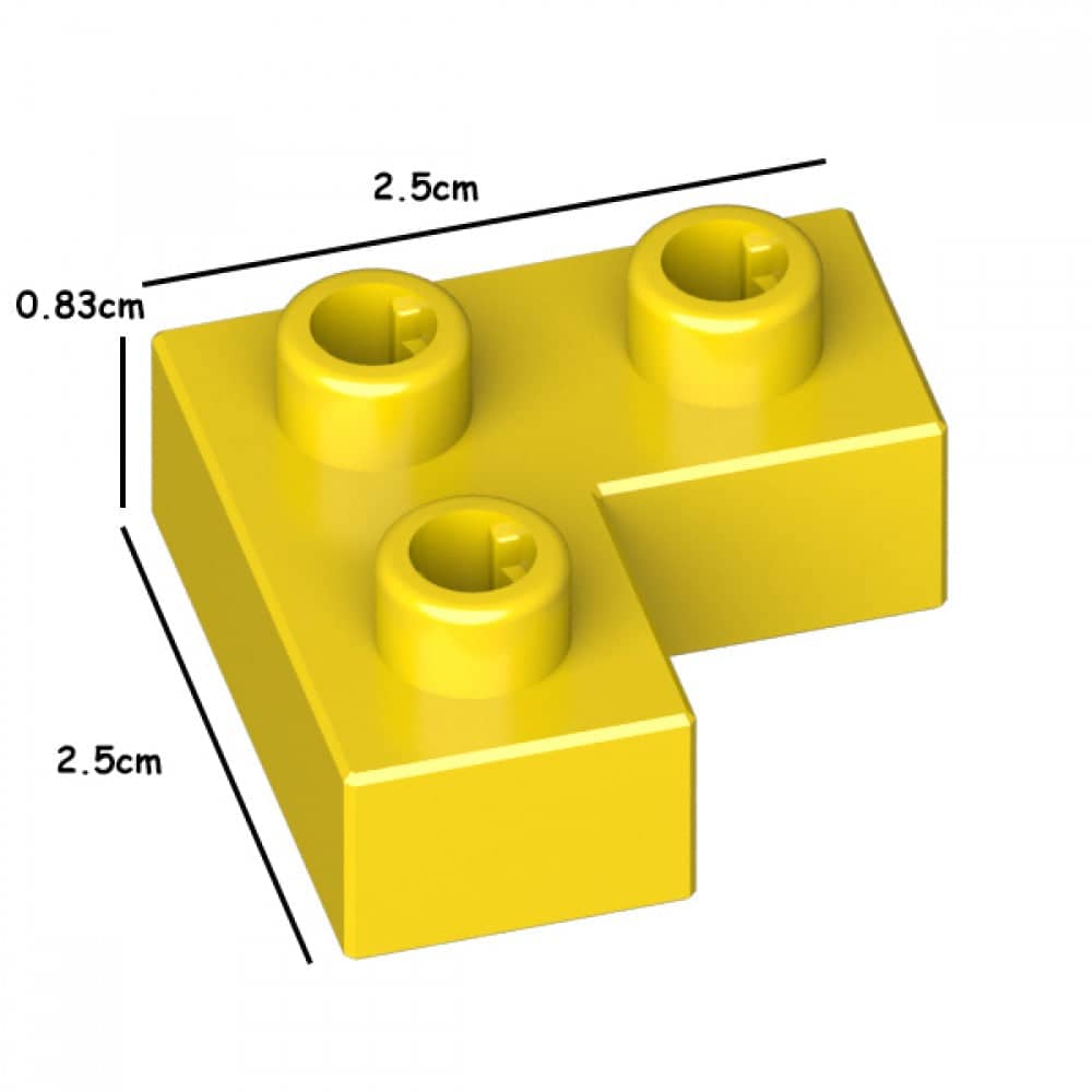(LARGE) Colored Individual Bricks 2x2 Building Kit Interlocking Blocks Pet Building Kit