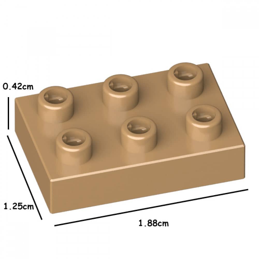 (SMALL) Colered Individual Bricks 2x2 Building Kit Interlocking Blocks Pet Building Kit