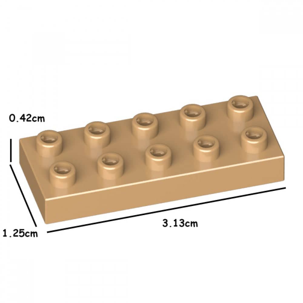 (SMALL) Colered Individual Bricks 2x2 Building Kit Interlocking Blocks Pet Building Kit