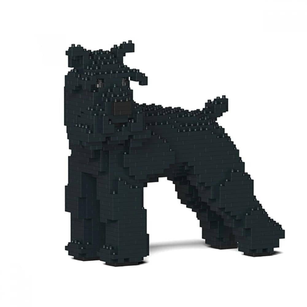 Schnauzer Building Kit Interlocking Blocks Pet Building Kit