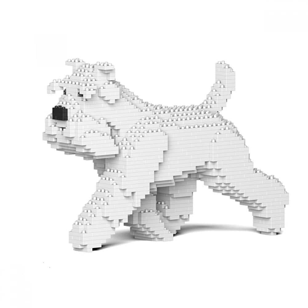 Schnauzer Building Kit Interlocking Blocks Pet Building Kit