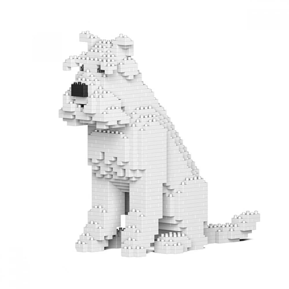 Schnauzer Building Kit Interlocking Blocks Pet Building Kit