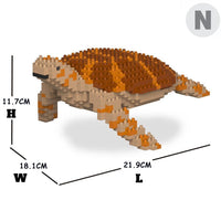 Sea Turtle Building Kit Interlocking Blocks Pet Building Kit