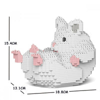 Hamster Building Kit Interlocking Blocks Pet Building Kit