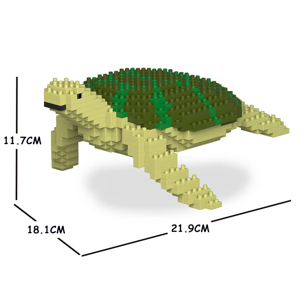 Sea Turtle Building Kit Interlocking Blocks Pet Building Kit