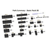 (NORMAL) Black Brick Set 730Pcs